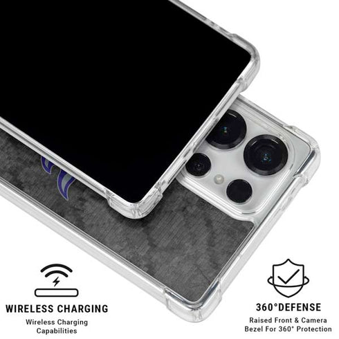 NBA Phoenix Suns Dark Rust Galaxy S25 Ultra Clear Case